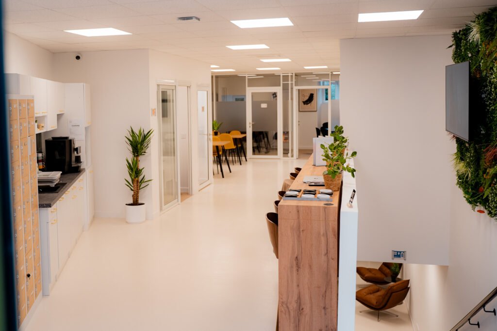 Comptoir, cuisine et open space du Silicone Valley à Gex
