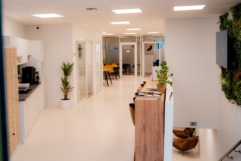 Comptoir, cuisine et open space du Silicone Valley à Gex