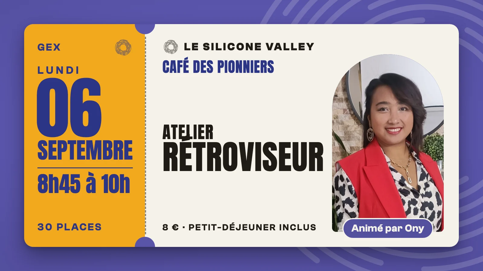 Lundi 6 septembre : Café des Pionniers - Atelier Rétroviseur