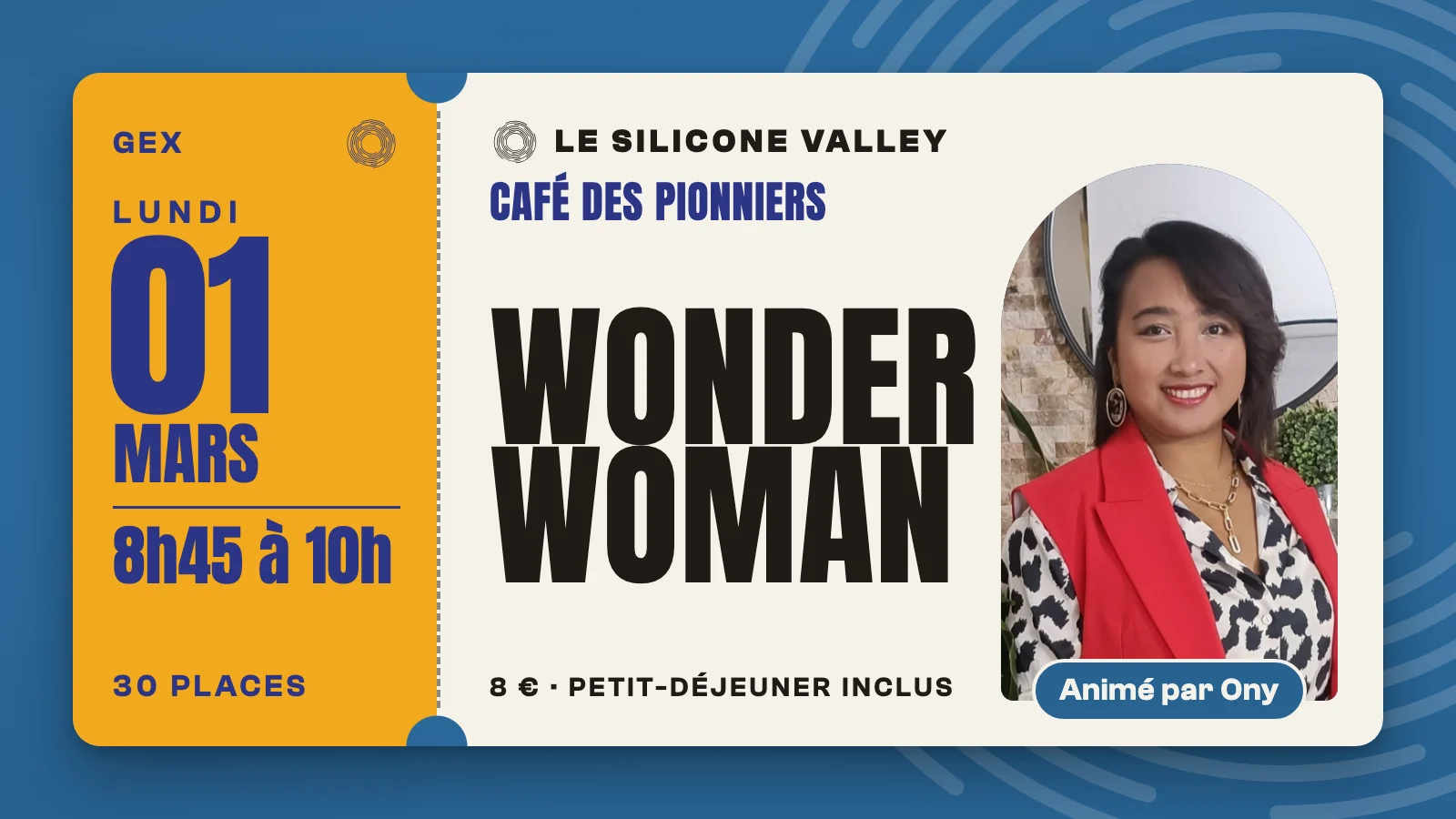 Lundi 1er mars : Café des Pionniers - Wonderwoman